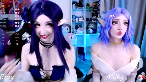 Snapshot of _sparkland_ chatting on September 27, 6:24 pm Emy and MilkyCute today MY TG CHANNEL online show from September 27, 6:24 pm
