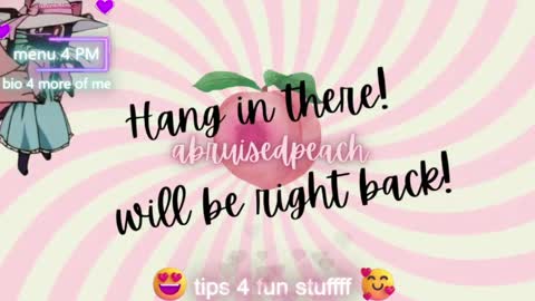 Peach online show from April 25, 4:04 am