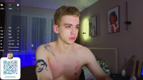 Snapshot of adampolerno chatting on January 17, 9:17 pm Hi Im Adam Glad to see u here 3 And its my first day online show from January 17, 9:17 pm