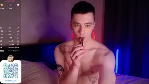 Snapshot of adampolerno chatting on February 13, 9:51 am Hi Im Adam Glad to see u here 3 And its my first day online show from February 13, 9:51 am