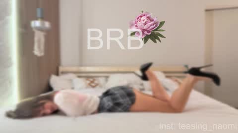 Naomi My instagram account - teasing naomi online show from March 26, 1:11 am