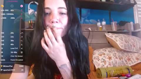Snapshot of ahungkittykat chatting on May 8, 1:05 pm Kat online show from May 8, 1:05 pm