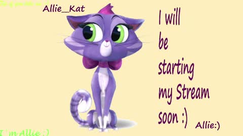 Allie online show from May 31, 1:40 pm