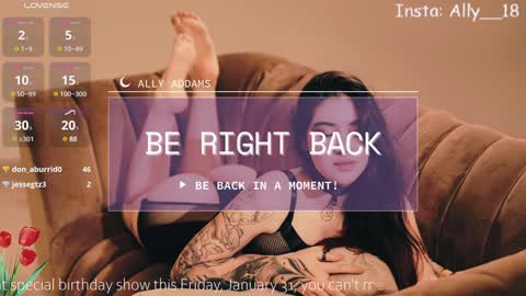 Ally  online show from January 27, 7:03 am