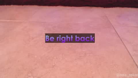 Amai  Sinclair  online show from November 10, 6:01 am