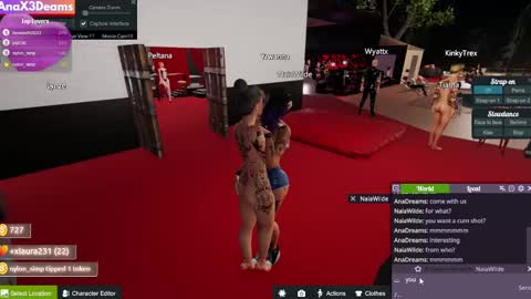 Snapshot of anax3dreams chatting on February 15, 9:15 pm AnaX3Dreams online show from February 15, 9:15 pm