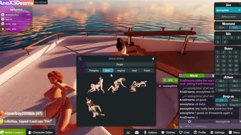 Snapshot of anax3dreams chatting on February 18, 1:55 pm AnaX3Dreams online show from February 18, 1:55 pm