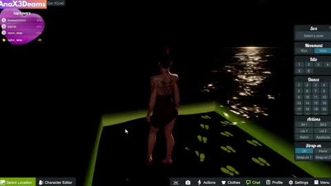 Snapshot of anax3dreams chatting on February 19, 2:33 am AnaX3Dreams online show from February 19, 2:33 am