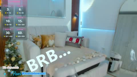 Snapshot of andreathomson chatting on December 23, 3:12 pm Please call me Andrea online show from December 23, 3:12 pm