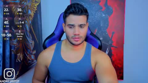 Snapshot of andresfiit chatting on July 8, 1:43 am Andres online show from July 8, 1:43 am