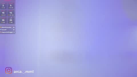 Snapshot of ania_mml chatting on February 5, 11:17 pm Ania online show from February 5, 11:17 pm