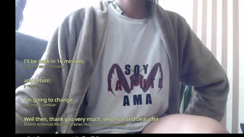 Snapshot of anmaadler chatting on January 16, 5:01 pm Anma Adler online show from January 16, 5:01 pm