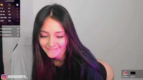 Snapshot of anniemora_ chatting on January 15, 2:49 am Annie online show from January 15, 2:49 am