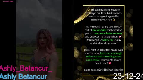 Snapshot of ashlybetancurxxx chatting on December 24, 2:32 am Ashly Betancur  online show from December 24, 2:32 am