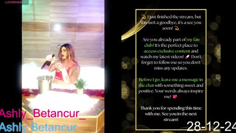 Snapshot of ashlybetancurxxx chatting on December 28, 6:06 am Ashly Betancur  online show from December 28, 6:06 am