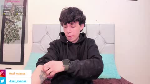 Axel Evanss online show from January 13, 2:00 pm