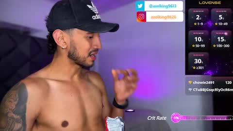 Snapshot of axelking13 chatting on January 31, 1:33 am Axel King online show from January 31, 1:33 am