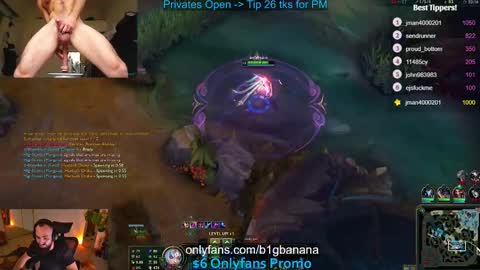 b1gbanana online show from February 18, 5:09 am