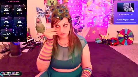 Snapshot of babyzelda chatting on February 5, 11:34 am BabyZelda online show from February 5, 11:34 am