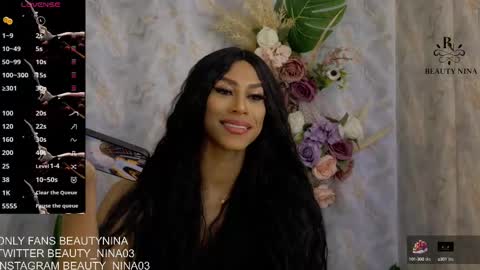 Snapshot of beauty_nina chatting on September 19, 4:07 pm beauty_nina online show from September 19, 4:07 pm