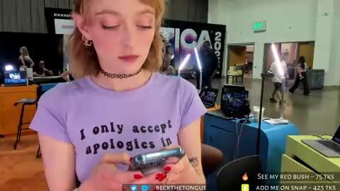 Beck the tongue online show from June 27, 7:52 pm