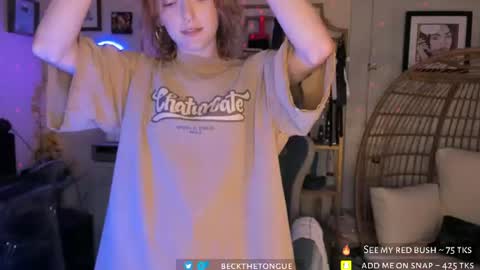 Beck the tongue online show from July 29, 9:57 pm