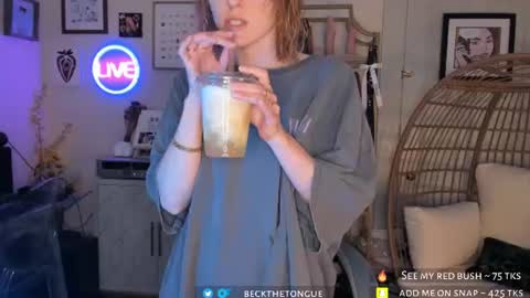 Beck the tongue online show from August 1, 10:41 pm