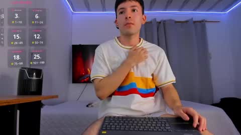 Snapshot of benji_andrew chatting on June 3, 12:02 am Benji Andrew - JOIN MY FAN CLUB online show from June 3, 12:02 am