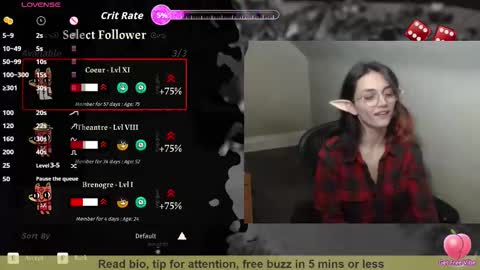 Bex Black online show from February 6, 1:54 am