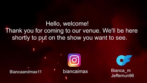 bianca and maxwell online show from March 14, 1:05 pm