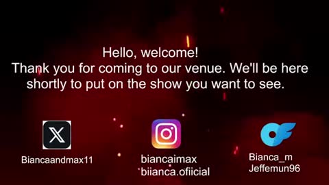 bianca and maxwell online show from June 21, 1:35 pm