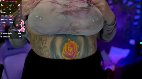 Snapshot of blackedbarbie chatting on October 3, 1:08 pm Alice online show from October 3, 1:08 pm