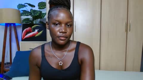 Snapshot of blackmellanin_ chatting on February 12, 3:29 am Smiley sylivia online show from February 12, 3:29 am