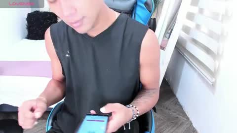 Snapshot of blacksex_boy chatting on February 23, 3:08 pm Marlon online show from February 23, 3:08 pm