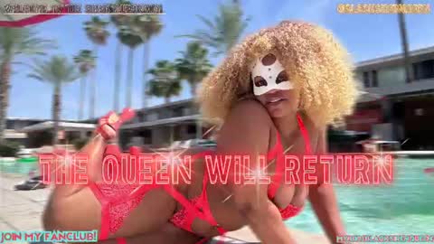 Snapshot of blacksirenqueen chatting on June 13, 6:33 am Queen Siren online show from June 13, 6:33 am