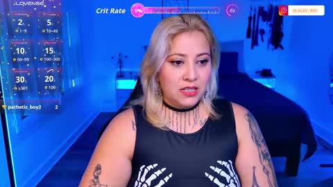 Snapshot of blackwidowj chatting on November 12, 2:39 pm Johana S online show from November 12, 2:39 pm
