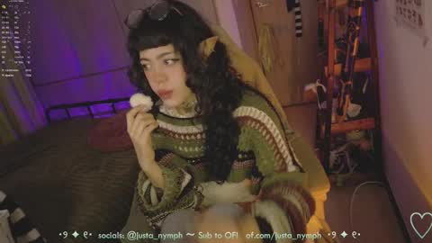   Im Nym  Justa nymph on twitter and IG online show from March 24, 2:16 am