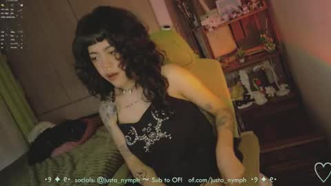   Im Nym  Justa nymph on twitter and IG online show from April 23, 10:56 pm