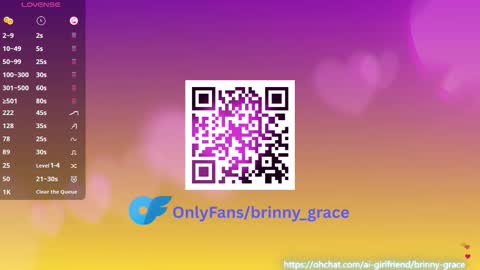 Snapshot of brinny_grace chatting on October 6, 8:34 am brinny_grace online show from October 6, 8:34 am