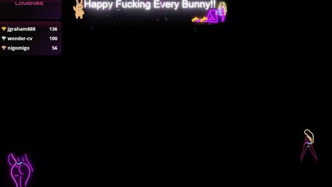 Tokki  bunny  online show from January 8, 1:21 am