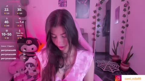 Snapshot of cami_mila99 chatting on October 21, 8:53 pm CAMI  online show from October 21, 8:53 pm