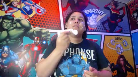 Snapshot of candy_hairy chatting on July 12, 3:30 am candy online show from July 12, 3:30 am