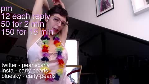 Carly Pearls online show from January 22, 4:12 pm