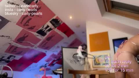 Carly Pearls online show from September 15, 11:05 pm