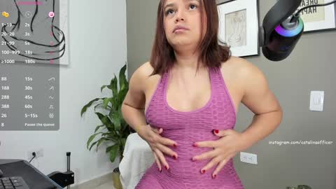 Snapshot of catalinaofficer chatting on January 20, 11:45 am Catalina Howard Aragon online show from January 20, 11:45 am