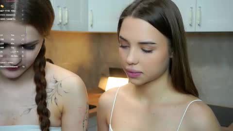 Snapshot of cathrinetunick chatting on February 1, 6:23 am Aria and Kira online show from February 1, 6:23 am