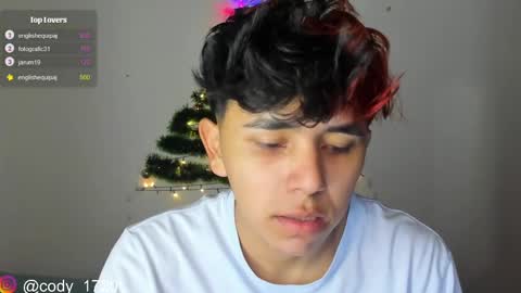 Snapshot of cody_evanss chatting on December 16, 3:00 pm cody online show from December 16, 3:00 pm