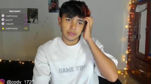 Snapshot of cody_evanss chatting on February 12, 2:14 am cody online show from February 12, 2:14 am