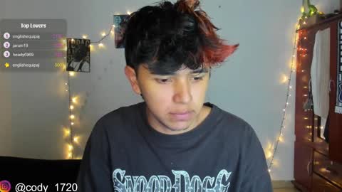 Snapshot of cody_evanss chatting on February 14, 2:18 am cody online show from February 14, 2:18 am