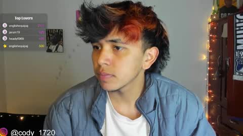 Snapshot of cody_evanss chatting on February 22, 3:36 pm cody online show from February 22, 3:36 pm